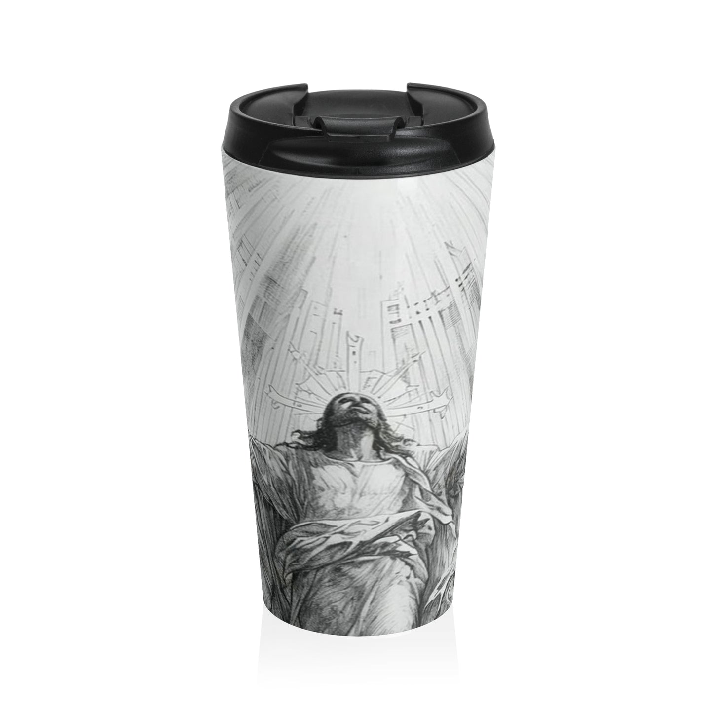 THE MAN UPSTAIRS Stainless Steel Travel Mug