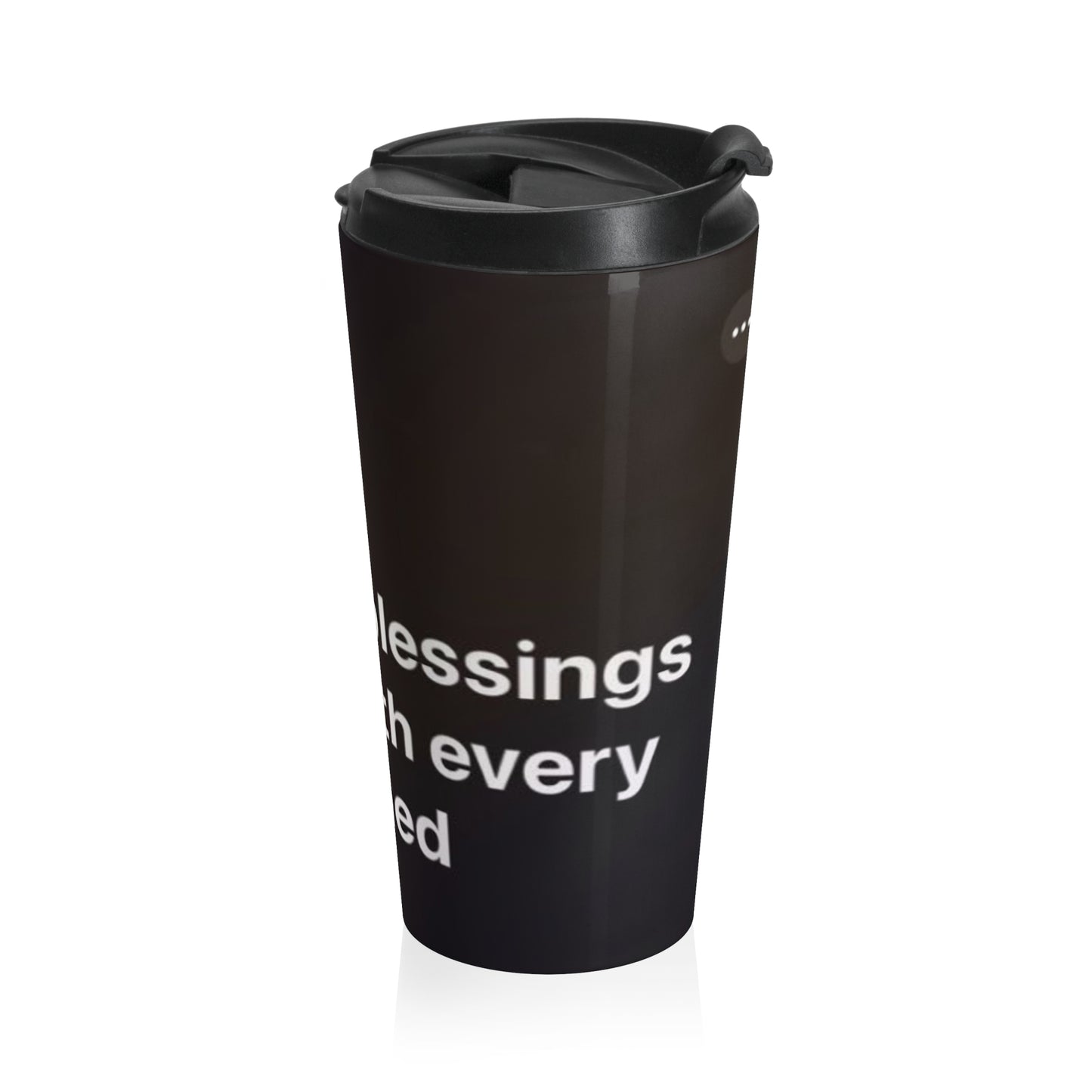 Inspirational Stainless Steel Travel Mug - Perfect for Everyday Motivation