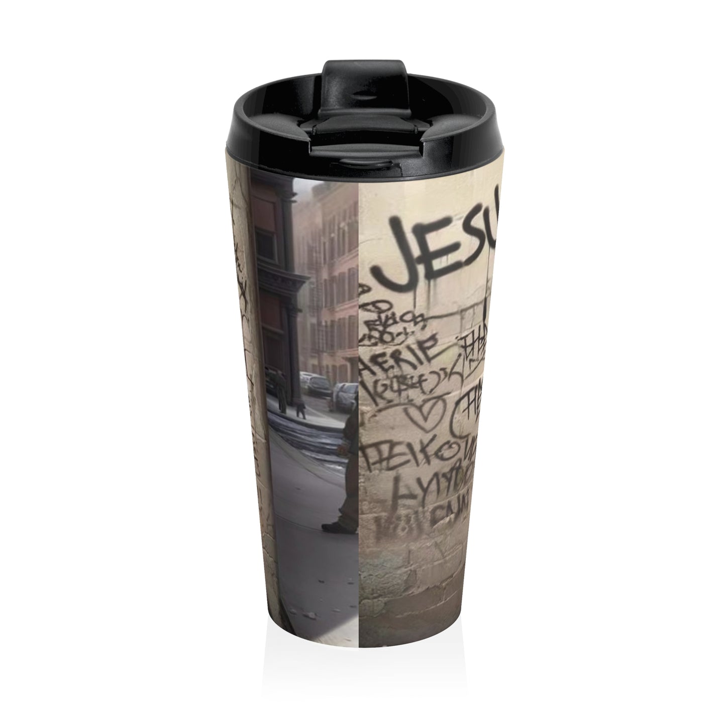 JESUS IS KING Stainless Steel Travel Mug