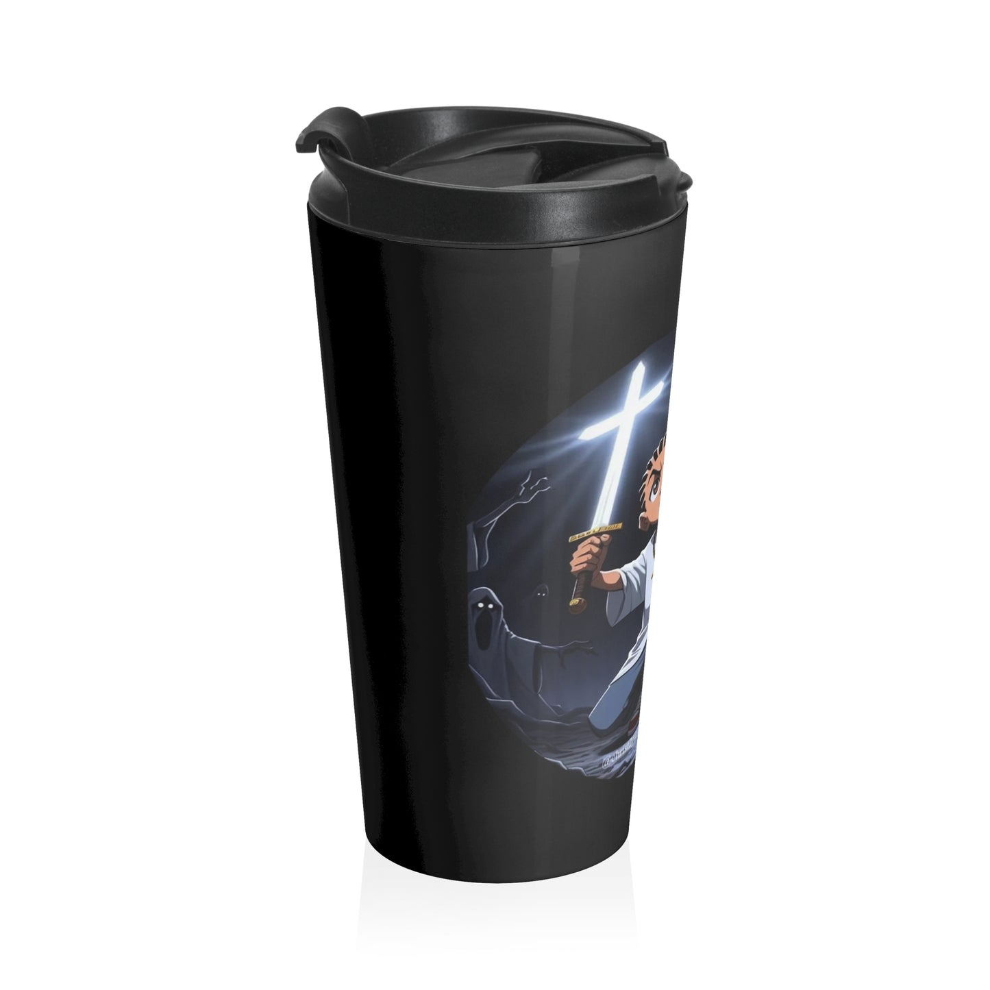 LIGHT IN DARKNESS Stainless Steel Travel Mug