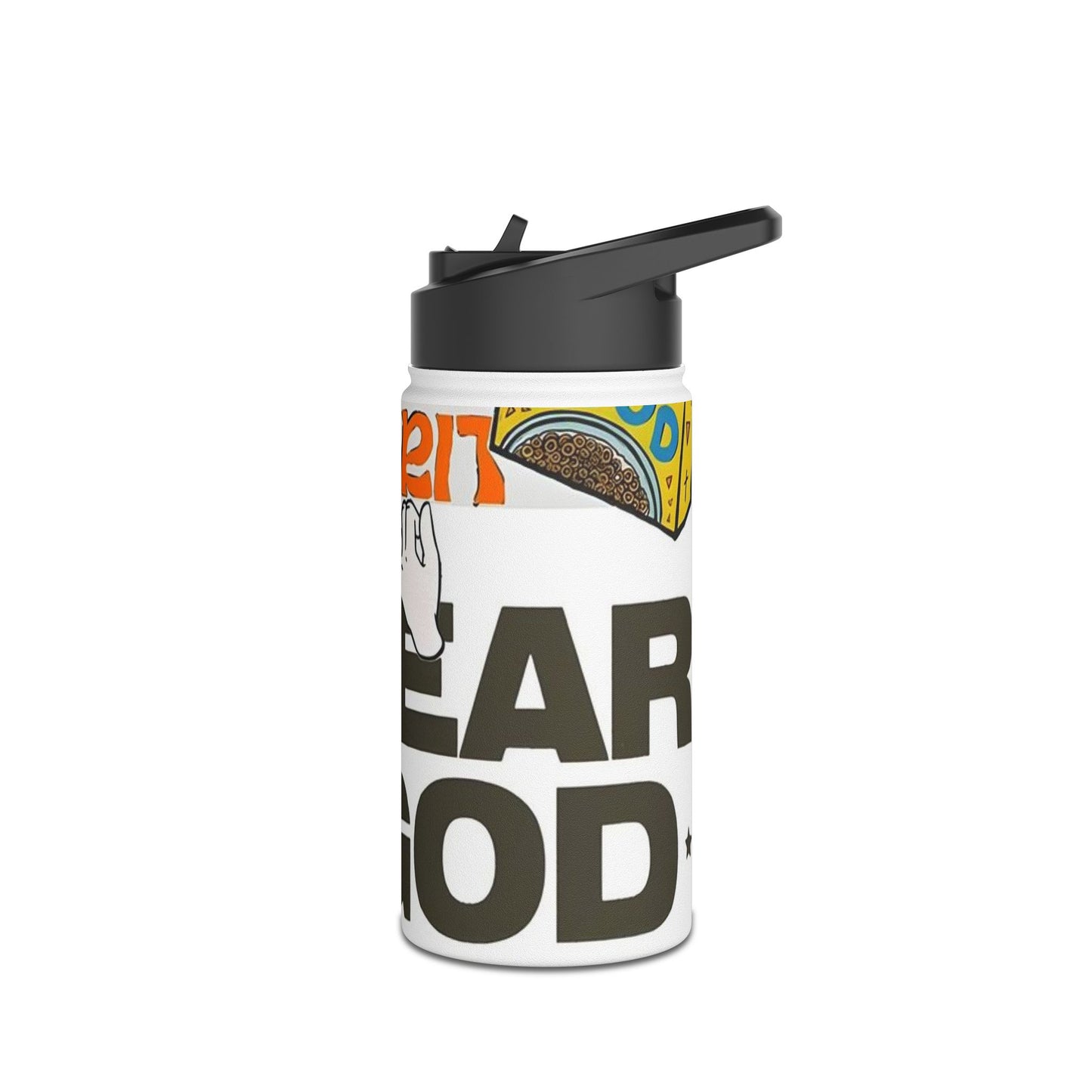 UNISEX ESSENTIALS Stainless Steel Water Bottle, Standard Lid