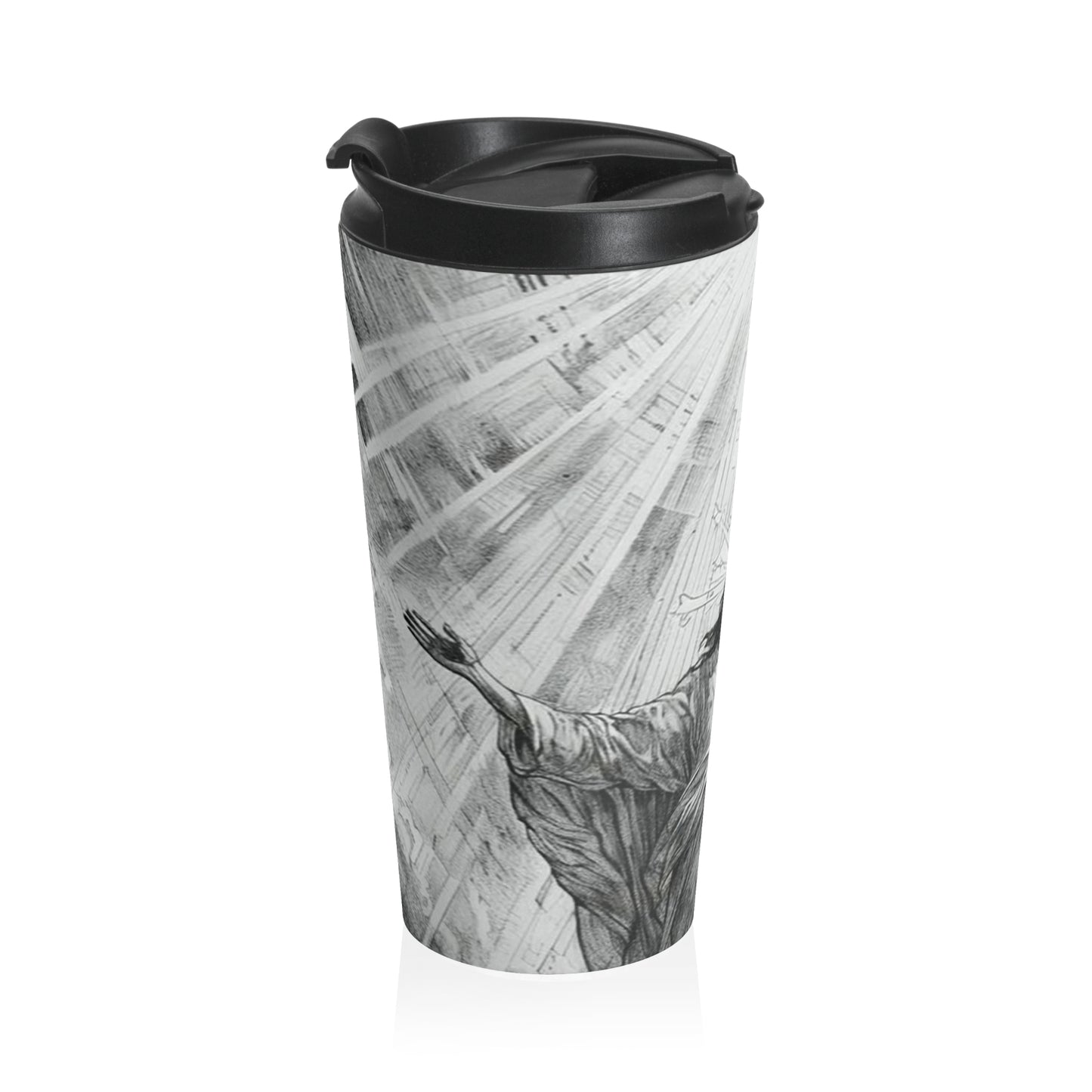 THE MAN UPSTAIRS Stainless Steel Travel Mug