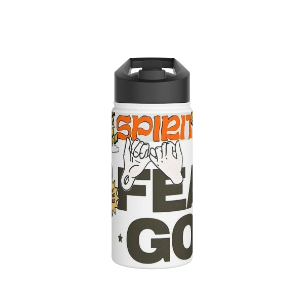 UNISEX ESSENTIALS Stainless Steel Water Bottle, Standard Lid