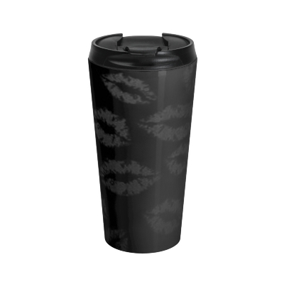 Kiss Print Stainless Steel Travel Mug – Stylish and Durable for Coffee Lovers