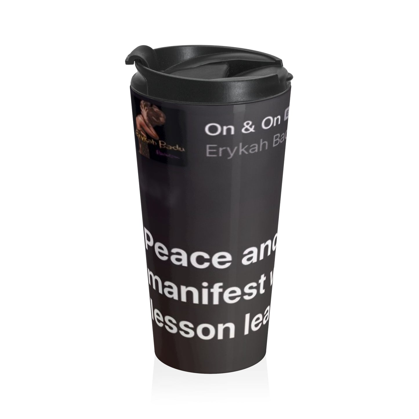 Inspirational Stainless Steel Travel Mug - Perfect for Everyday Motivation