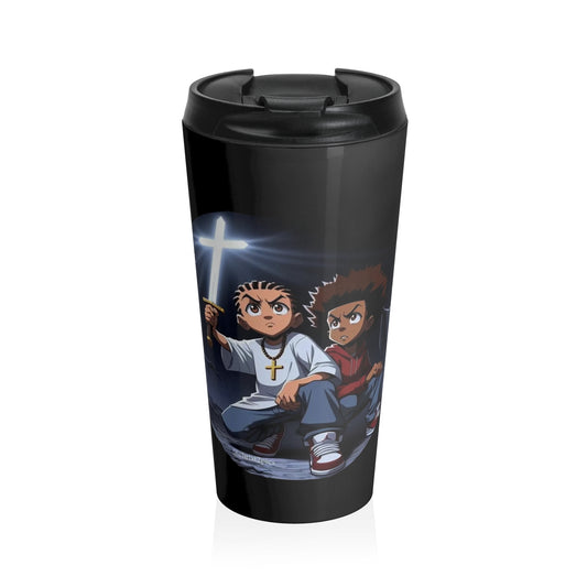 LIGHT IN DARKNESS Stainless Steel Travel Mug