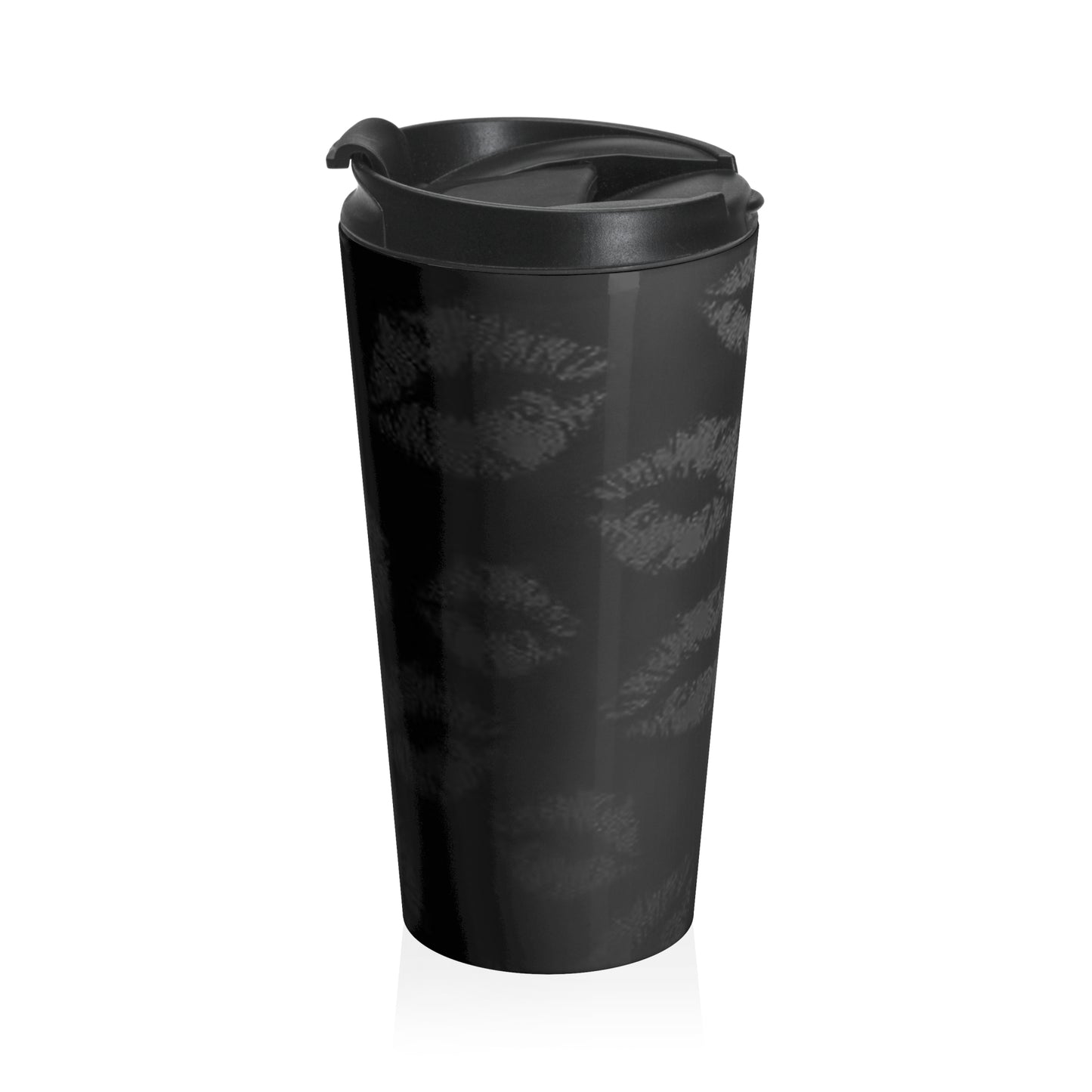 Kiss Print Stainless Steel Travel Mug – Stylish and Durable for Coffee Lovers