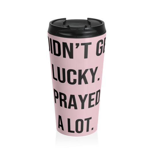 NO LUCK Stainless Steel Travel Mug