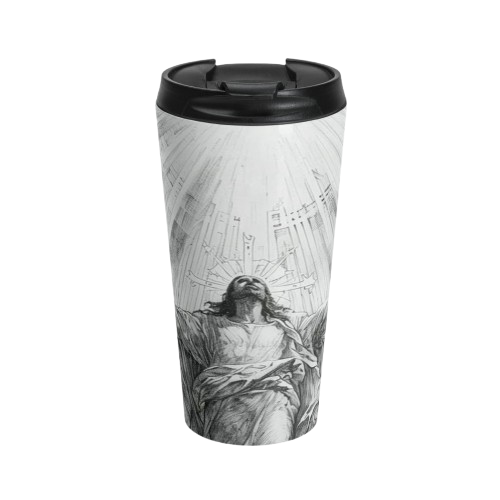 THE MAN UPSTAIRS Stainless Steel Travel Mug